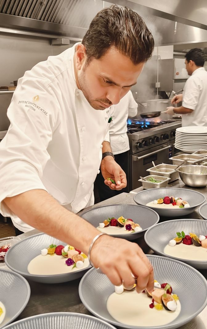 chef vasanth at work