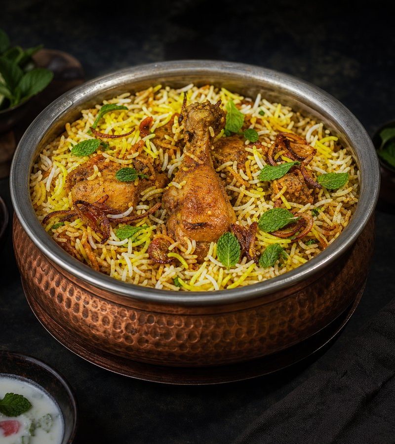 Hyderabadi Chicken Biryani
