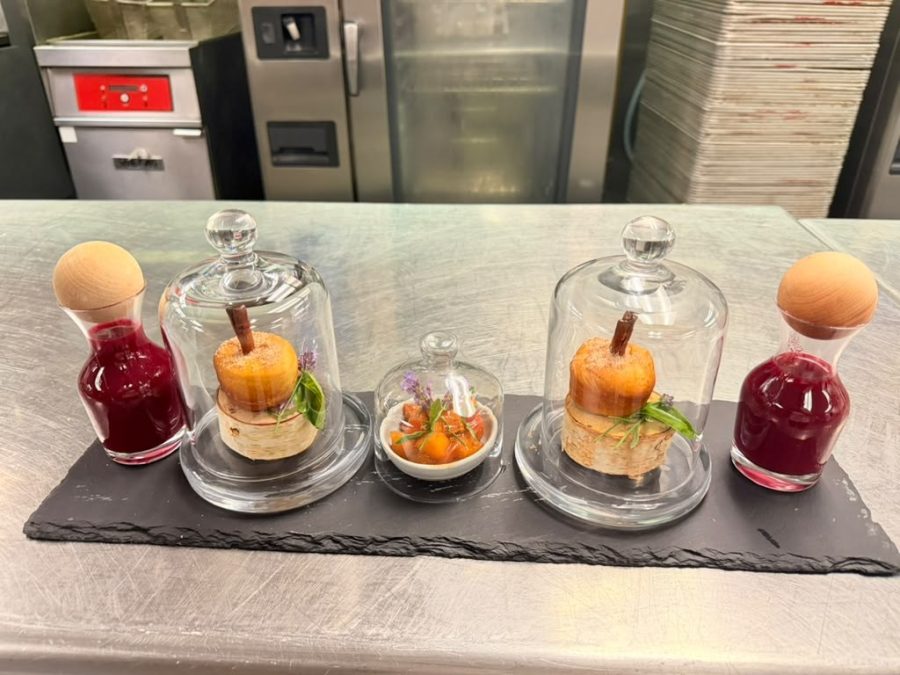 Slate Cloche Pastry Service